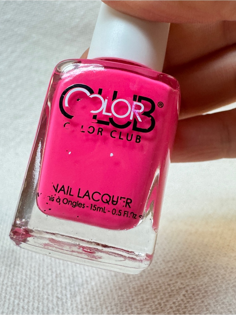 Color Club Nail Lacquer AN23 Peace Out Purple- bright pink new without box